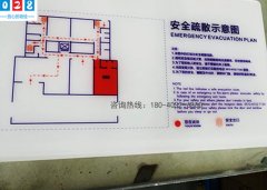亞克力安全疏散標(biāo)牌制作