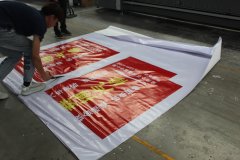 賽博汽修刀刮布戶外燈箱牌制作